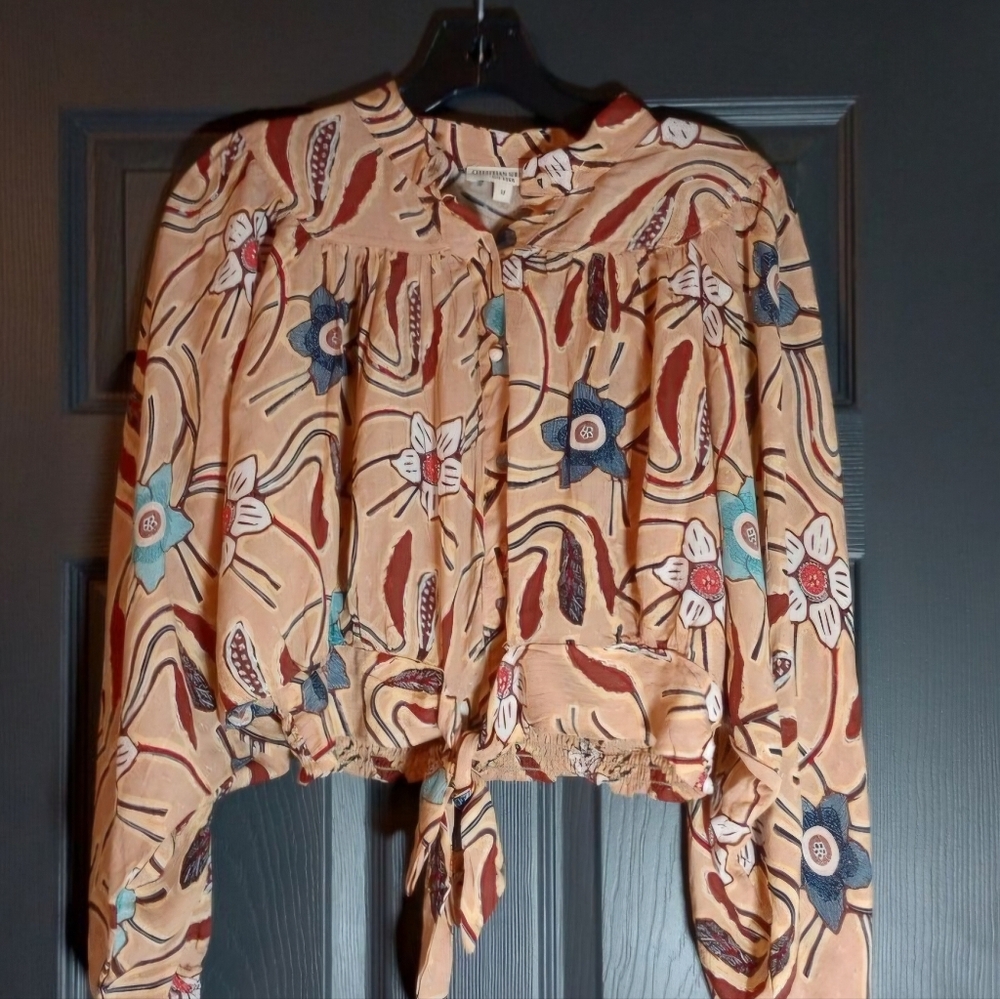 Christiano Siriano Floral Top